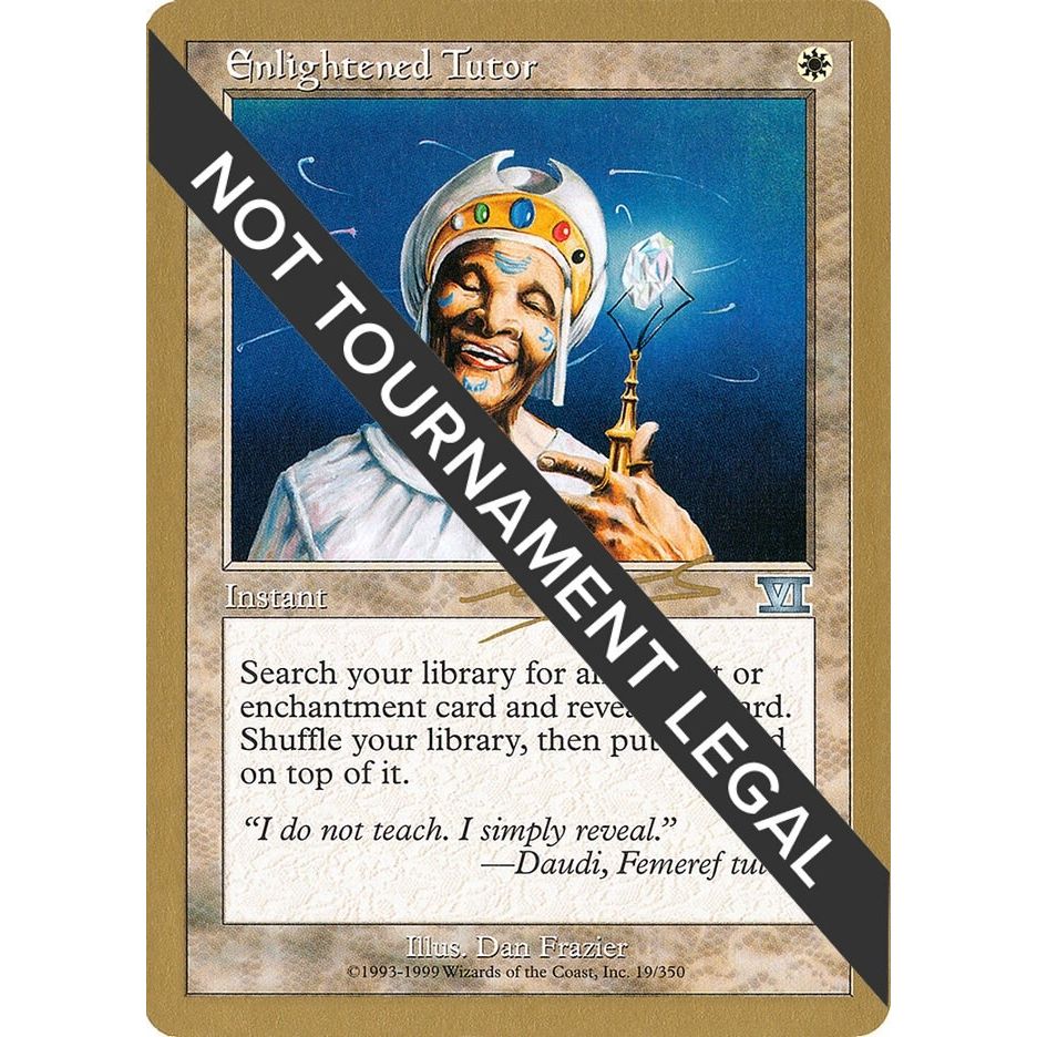 Image for Enlightened Tutor - 2000 Nicolas Labarre (6ED) (WCD) - Magic: The Gathering
