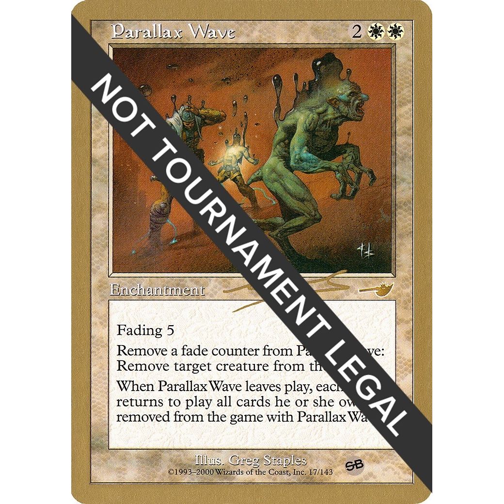 Image for Parallax Wave - 2000 Nicolas Labarre (NMS) (SB) (WCD) - Magic: The Gathering