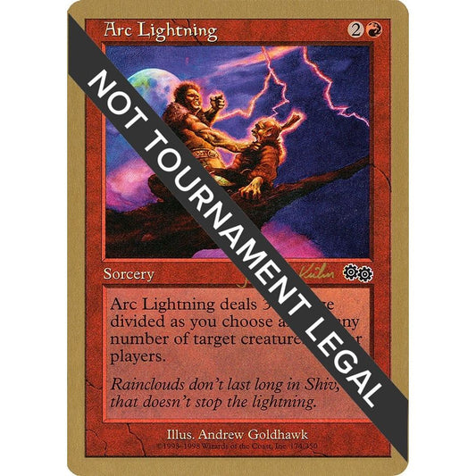 Image for Arc Lightning - 2000 Janosch Kuhn (USG) (WCD) - Magic: The Gathering