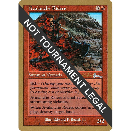 Image for Avalanche Riders - 2000 Janosch Kuhn (ULG) (WCD) - Magic: The Gathering