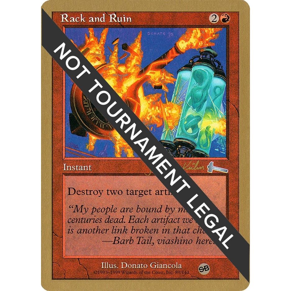 Image for Rack and Ruin - 2000 Janosch Kuhn (ULG) (SB) (WCD) - Magic: The Gathering