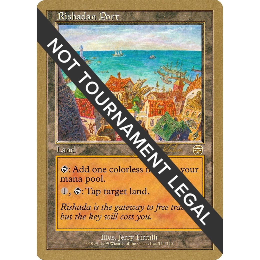 Image for Rishadan Port - 2000 Janosch Kuhn (MMQ) (WCD) - Magic: The Gathering