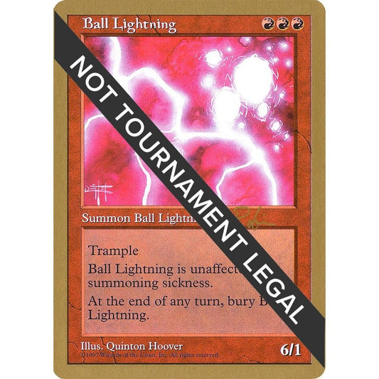 Image for Ball Lightning - 1998 Ben Rubin (5ED) (WCD) - Magic: The Gathering