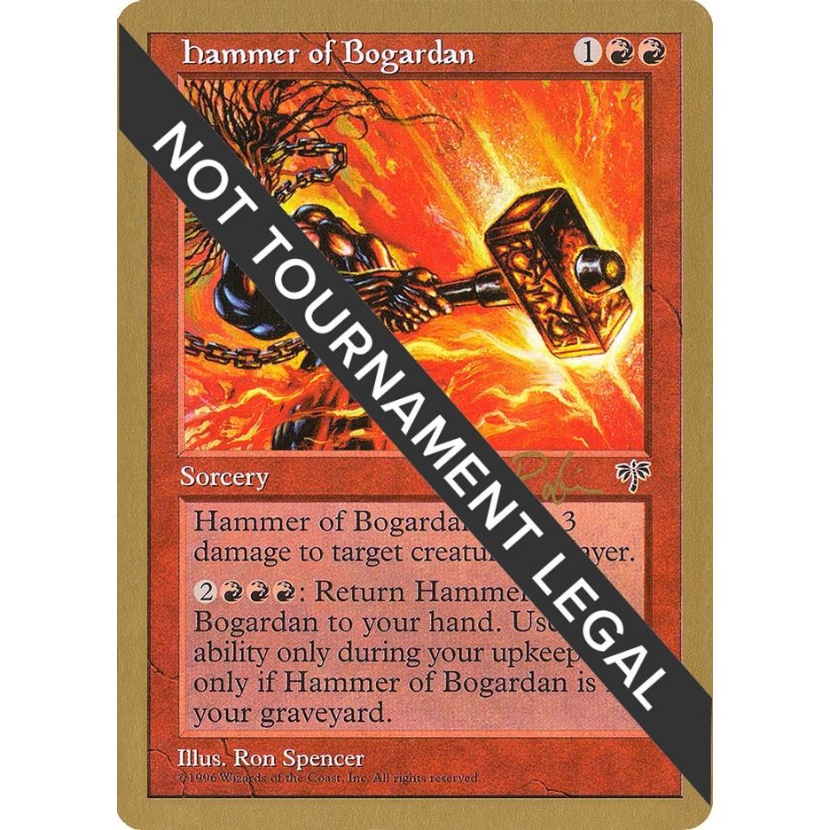 Image for Hammer of Bogardan - 1998 Ben Rubin (MIR) (WCD) - Magic: The Gathering