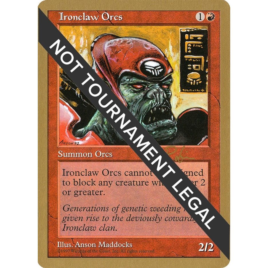 Image for Ironclaw Orcs - 1998 Ben Rubin (5ED) (WCD) - Magic: The Gathering