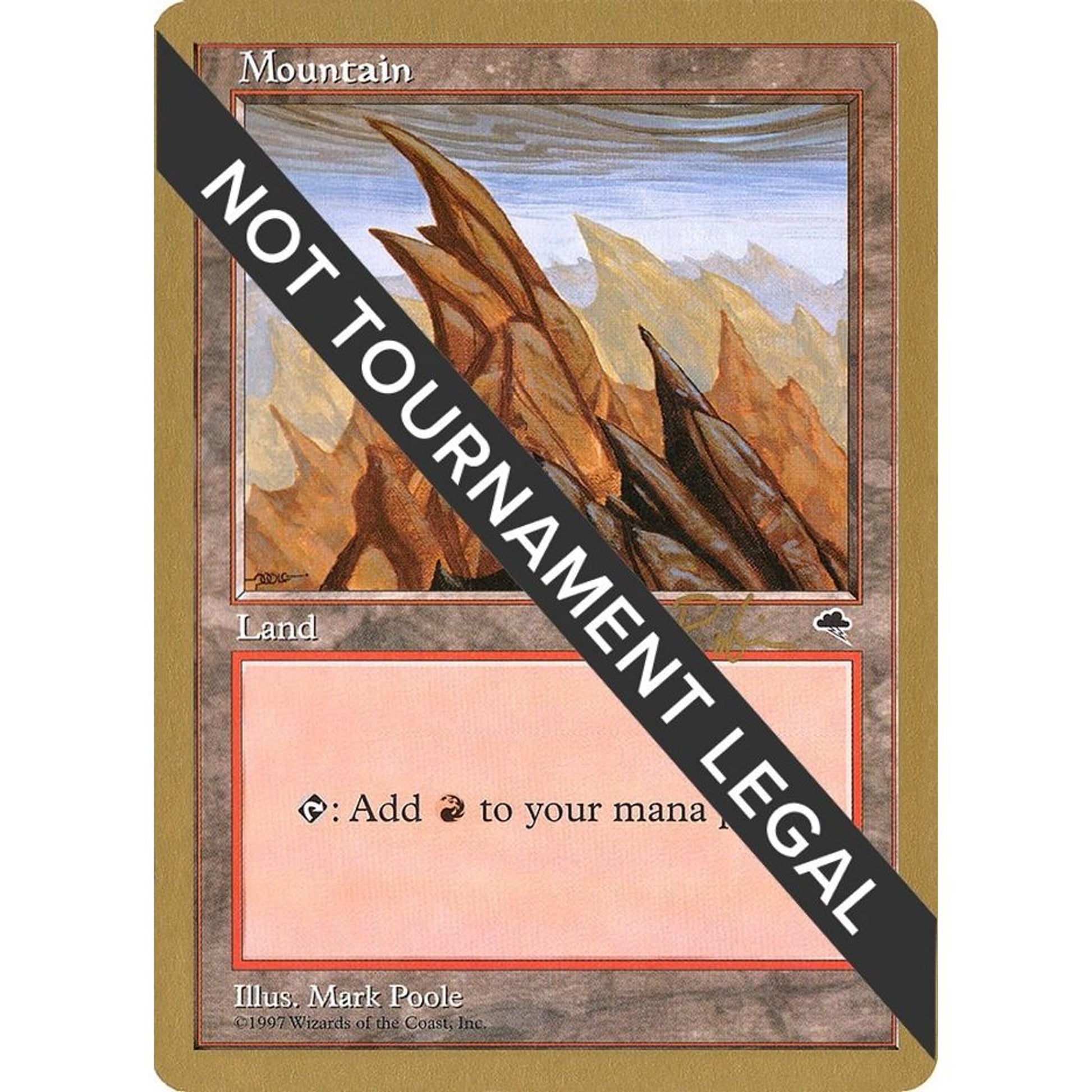 Image for Mountain (Left) - 1998 Ben Rubin (TMP) (WCD) - Magic: The Gathering