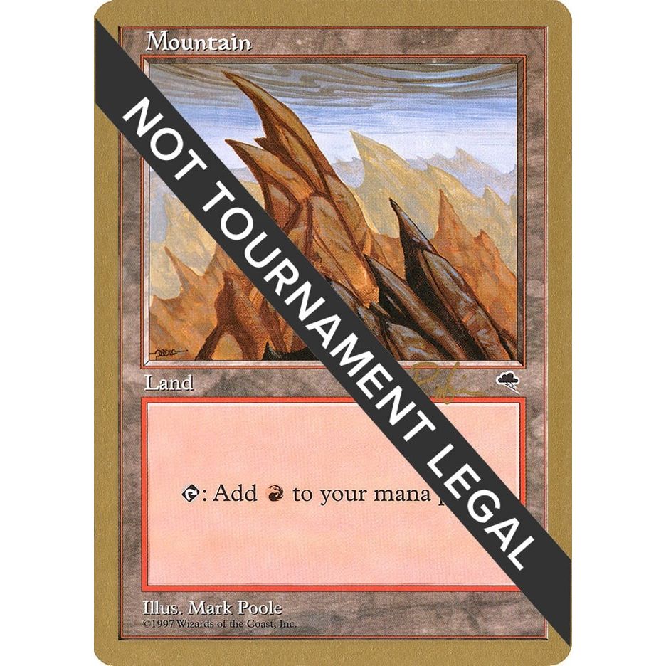 Image for Mountain (Left) - 1998 Ben Rubin (TMP) (WCD) - Magic: The Gathering