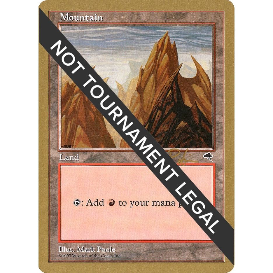 Image for Mountain (Vertical) - 1998 Ben Rubin (TMP) (WCD) - Magic: The Gathering