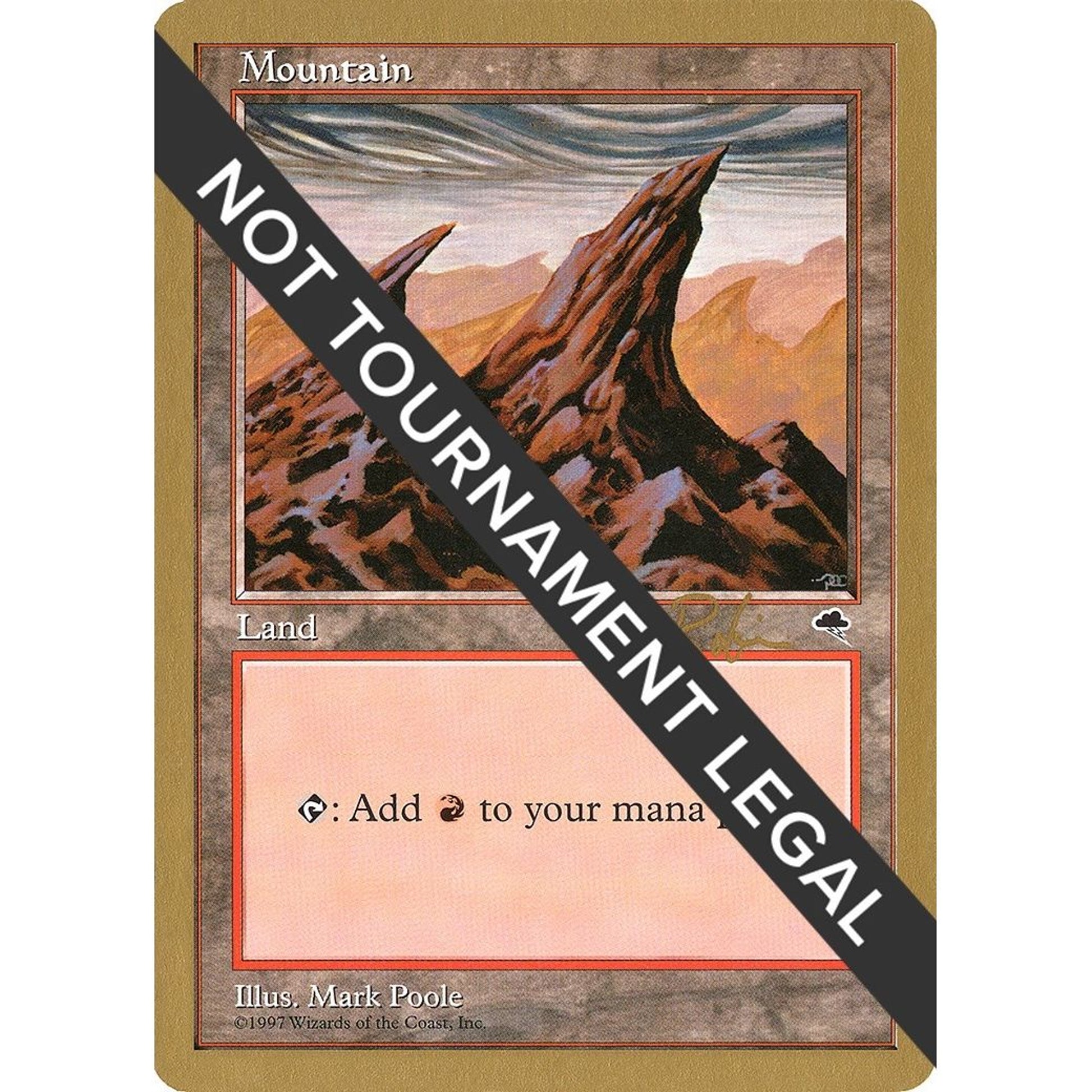 Image for Mountain (Right) - 1998 Ben Rubin (TMP) (WCD) - Magic: The Gathering
