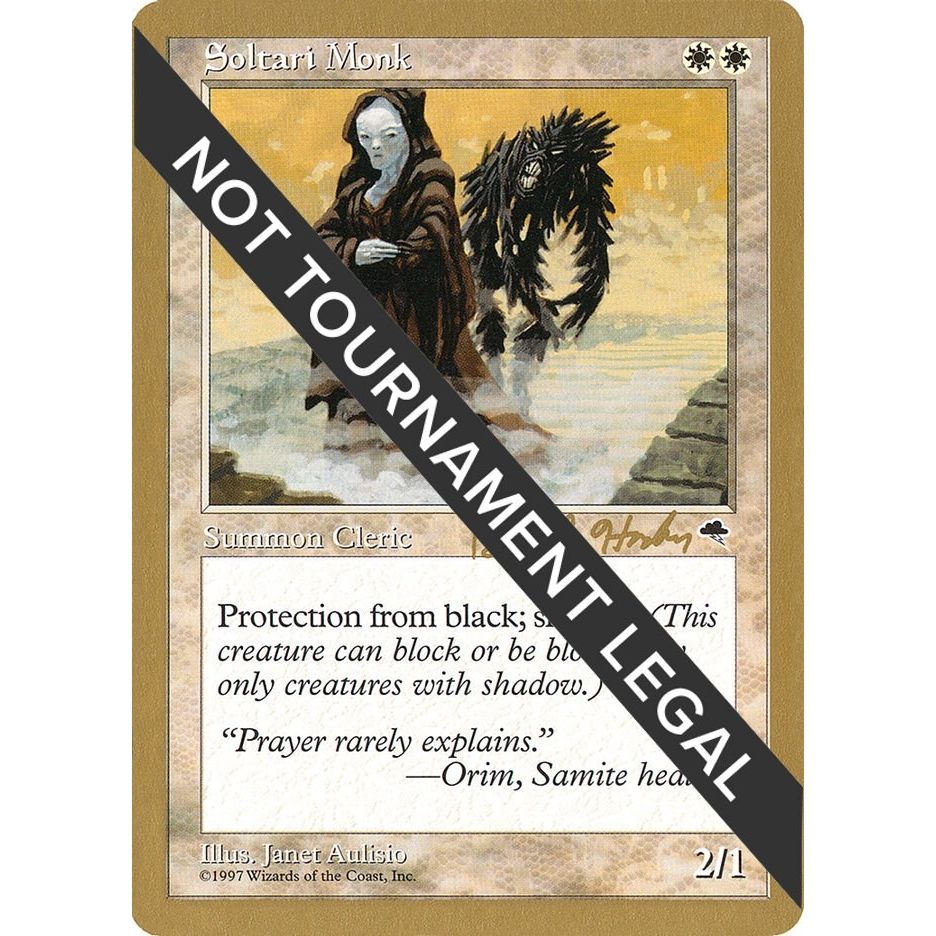 Image for Soltari Monk - 1998 Brian Hacker (TMP) (WCD) - Magic: The Gathering