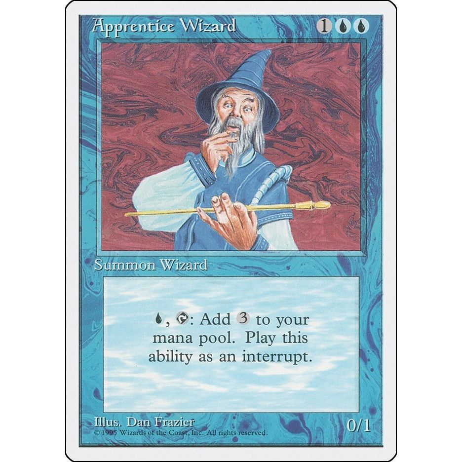 Image for Apprentice Wizard (4ED) - Magic: The Gathering