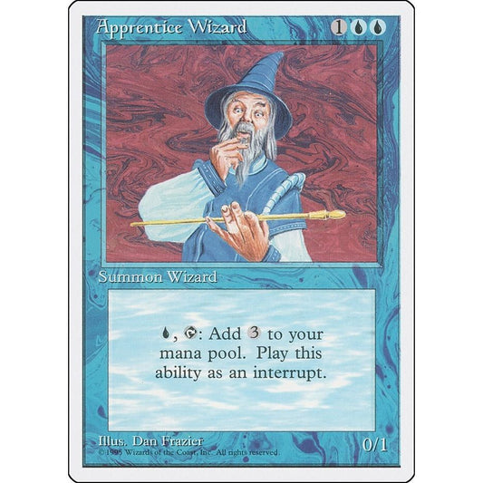 Image for Apprentice Wizard (4ED) - Magic: The Gathering