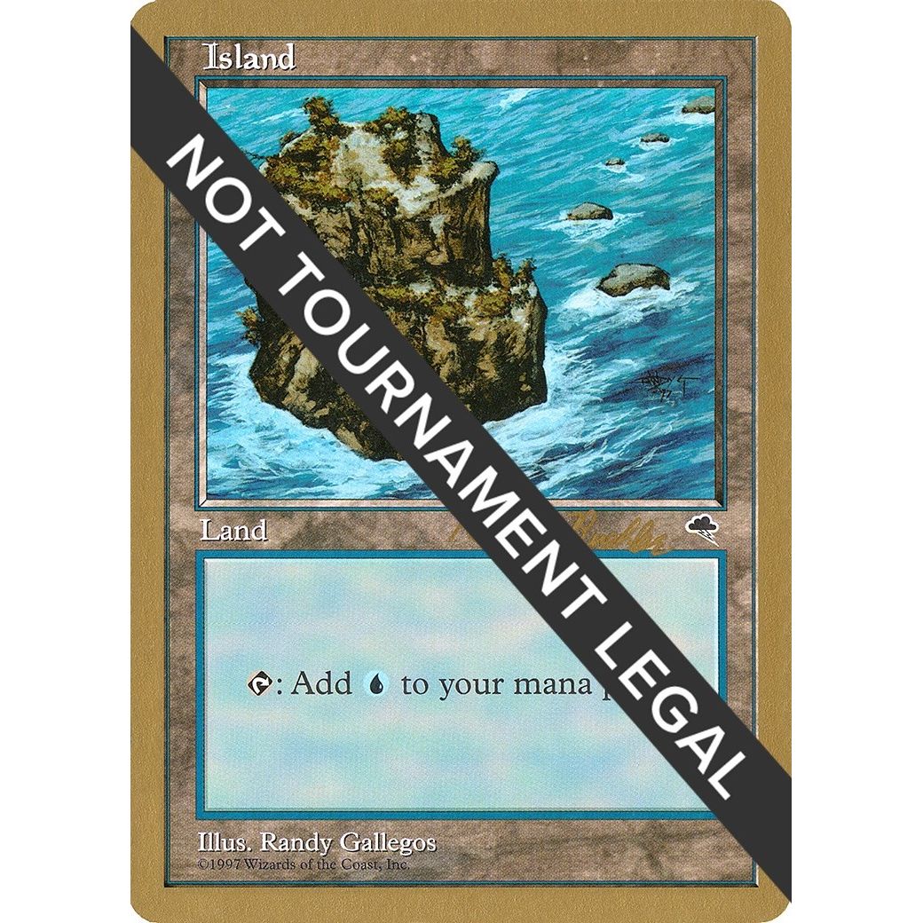 Image for Island (Rocky Path) - 1998 Randy Buehler (TMP) (WCD) - Magic: The Gathering