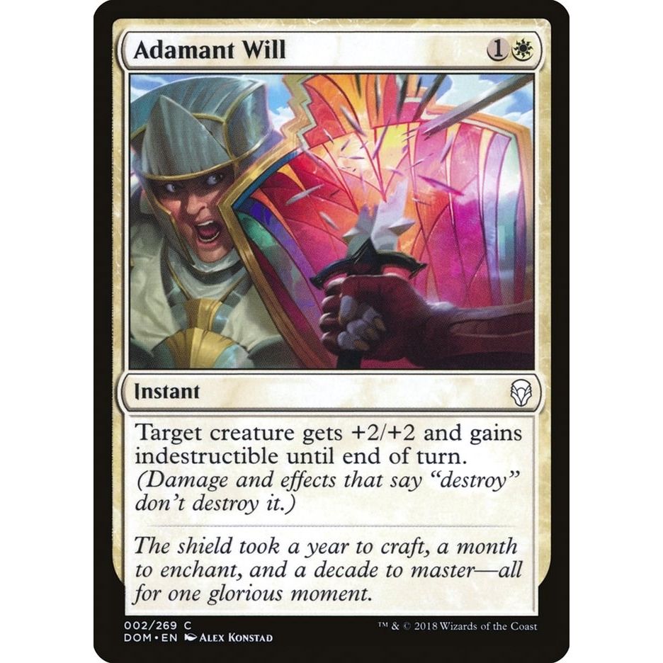 Image for Adamant Will (2) (DOM) - Magic: The Gathering