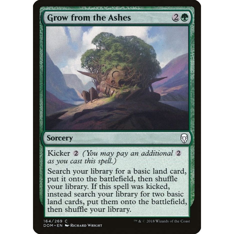 Image for Grow from the Ashes (164) (DOM) - Magic: The Gathering