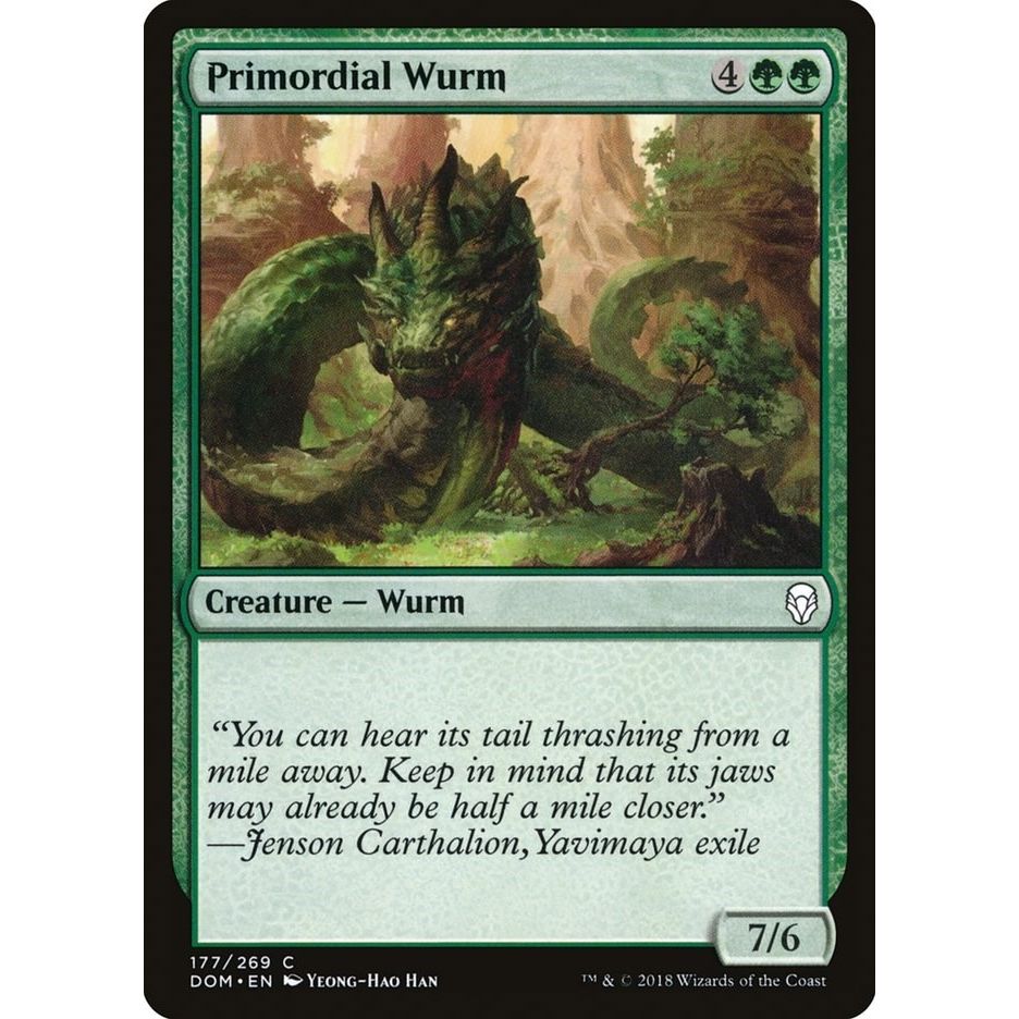 Image for Primordial Wurm (177) (DOM) - Magic: The Gathering