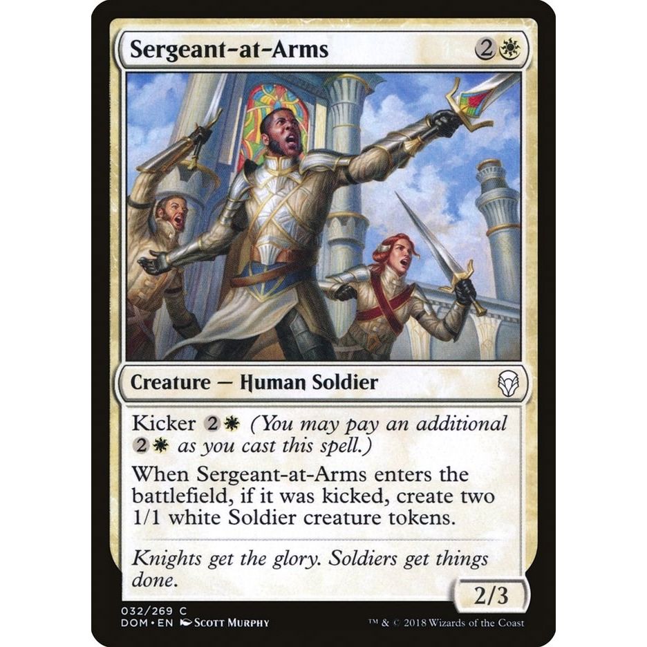Image for Sergeant-at-Arms (32) (DOM) - Magic: The Gathering
