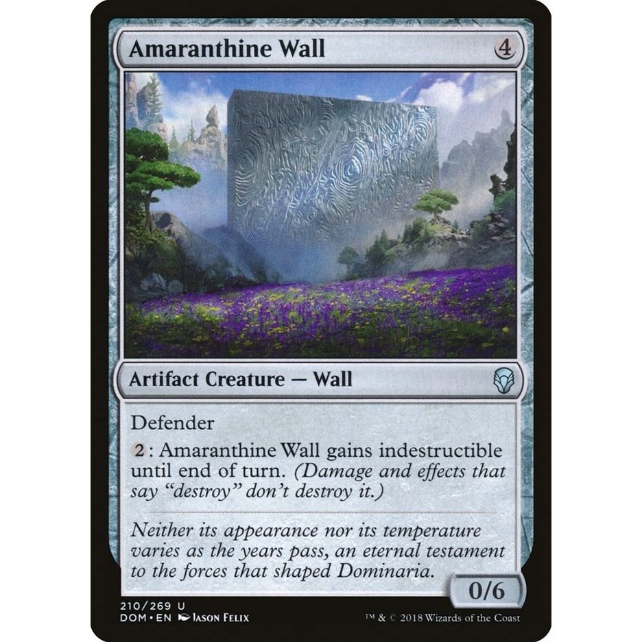 Image for Amaranthine Wall (210) (DOM) - Magic: The Gathering