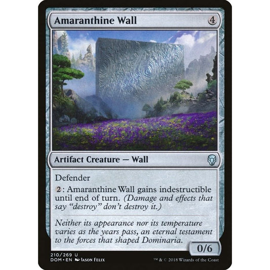 Image for Amaranthine Wall (210) (DOM) - Magic: The Gathering