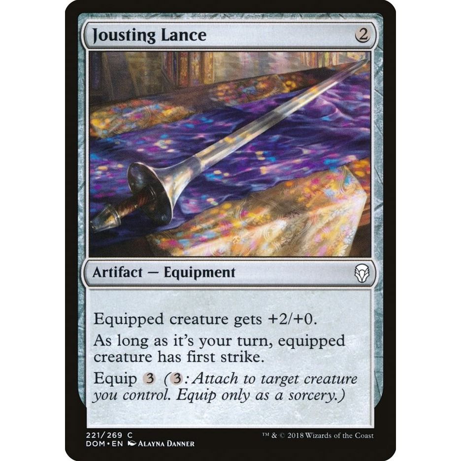 Image for Jousting Lance (221) (DOM) - Magic: The Gathering