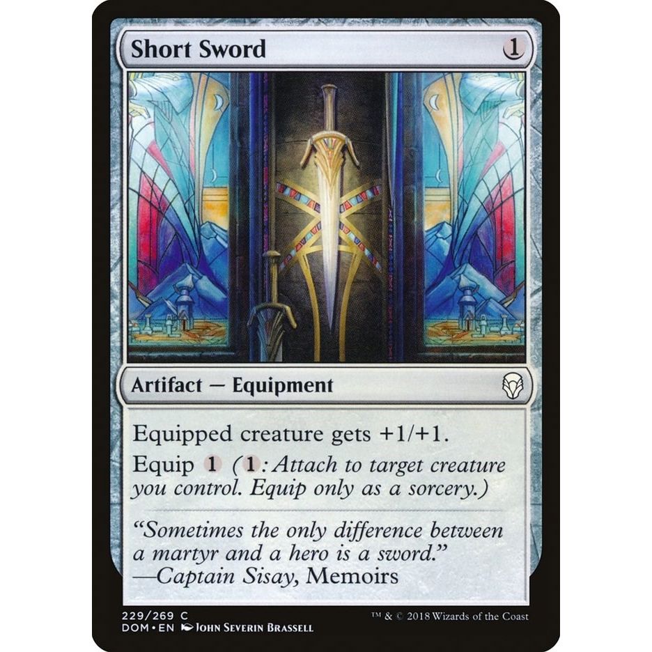 Image for Short Sword (229) (DOM) - Magic: The Gathering