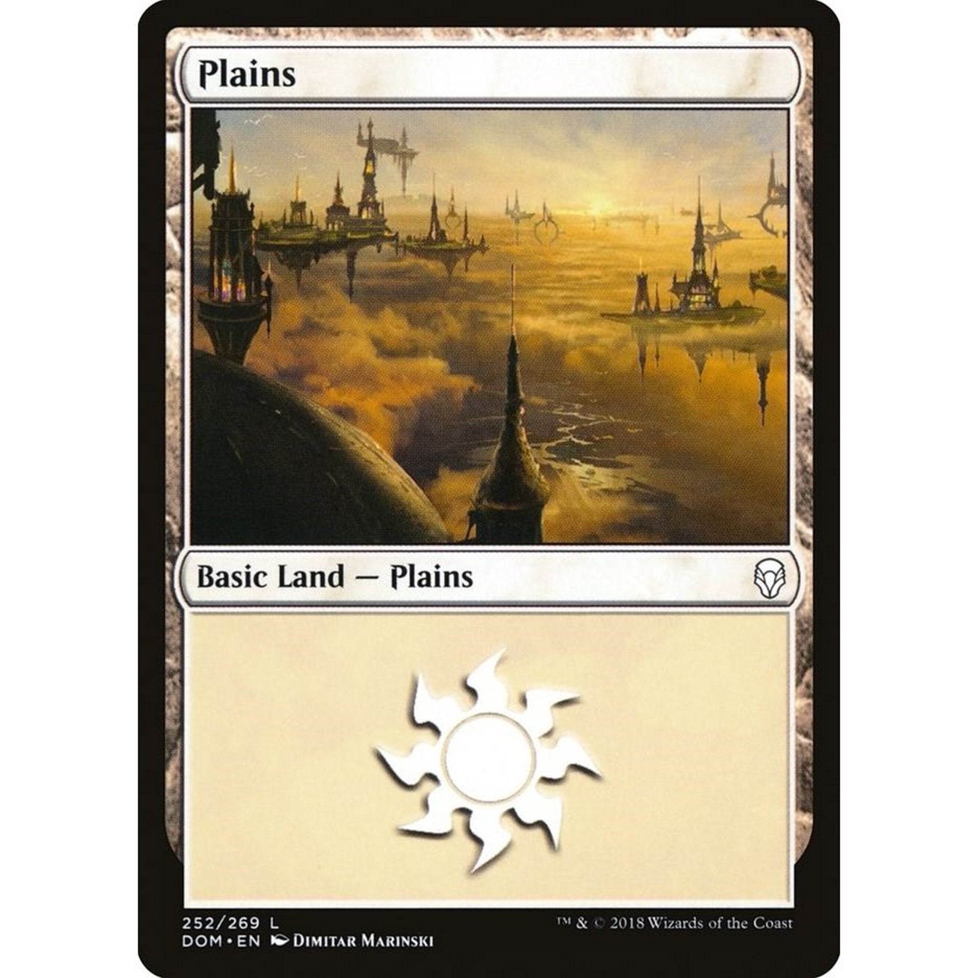 Image for Plains (252) (252) (DOM) - Magic: The Gathering