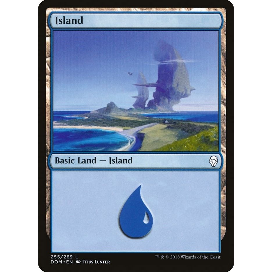 Image for Island (255) (255) (DOM) - Magic: The Gathering