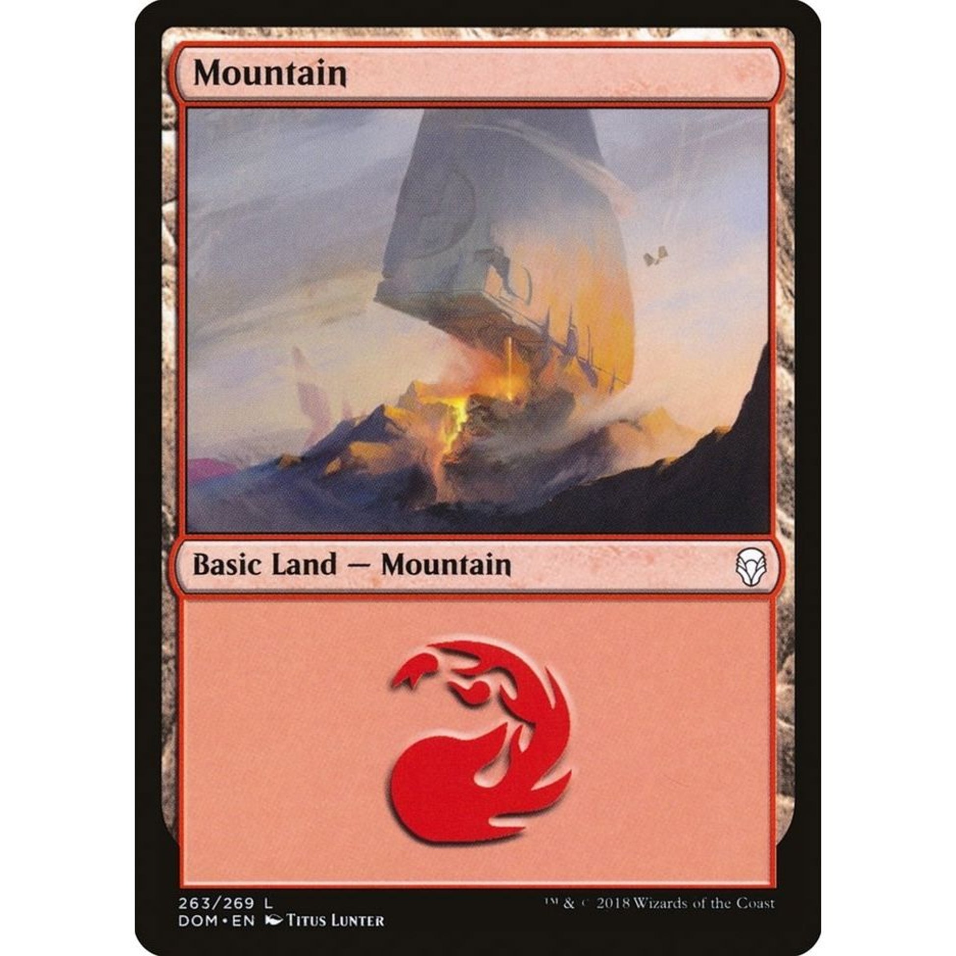 Image for Mountain (263) (263) (DOM) - Magic: The Gathering