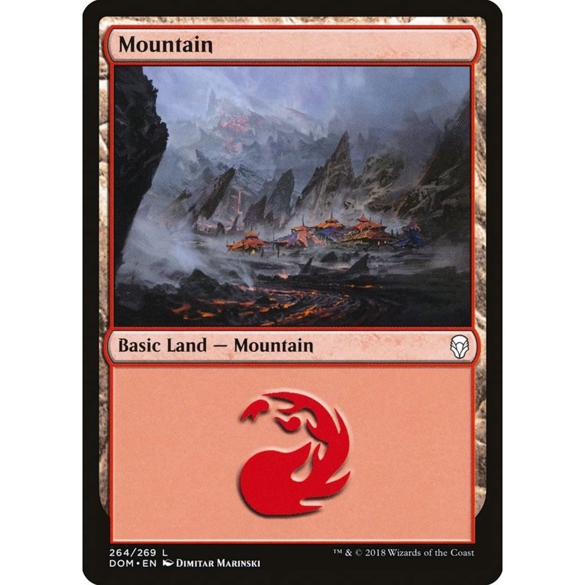 Image for Mountain (264) (264) (DOM) - Magic: The Gathering