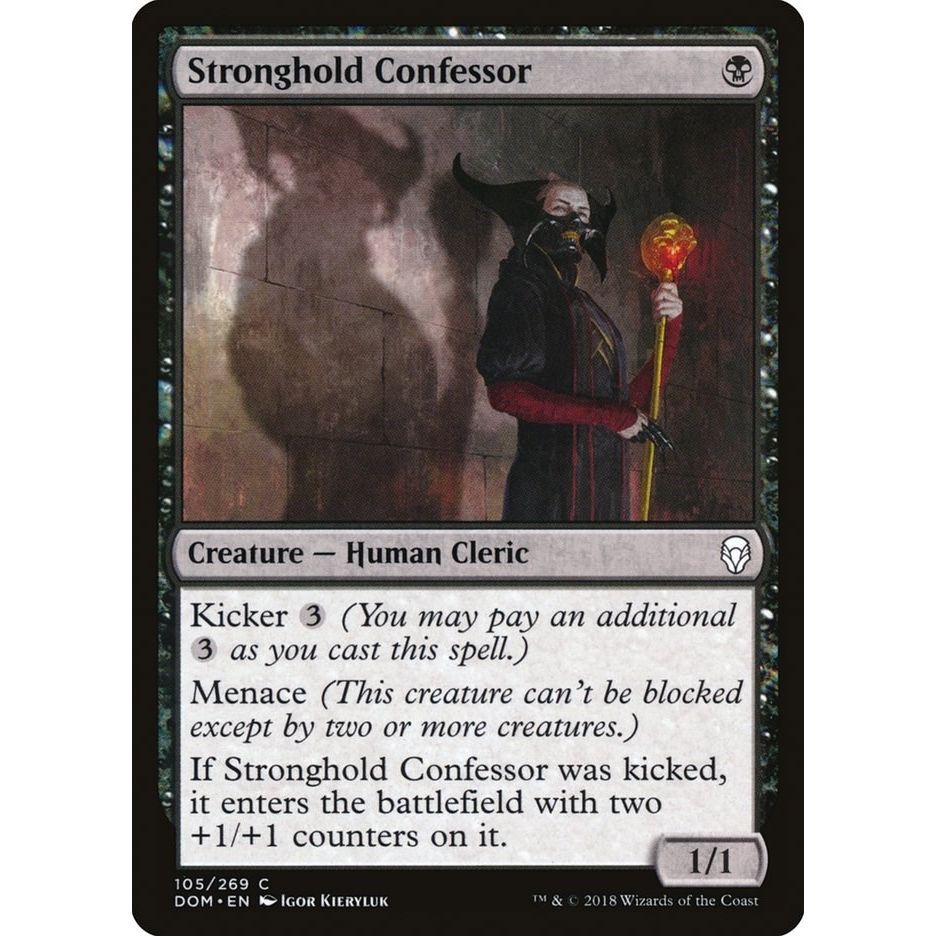 Image for Stronghold Confessor (105) (DOM) - Magic: The Gathering