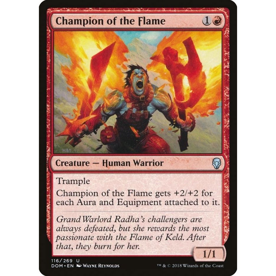 Image for Champion of the Flame (116) (DOM) - Magic: The Gathering
