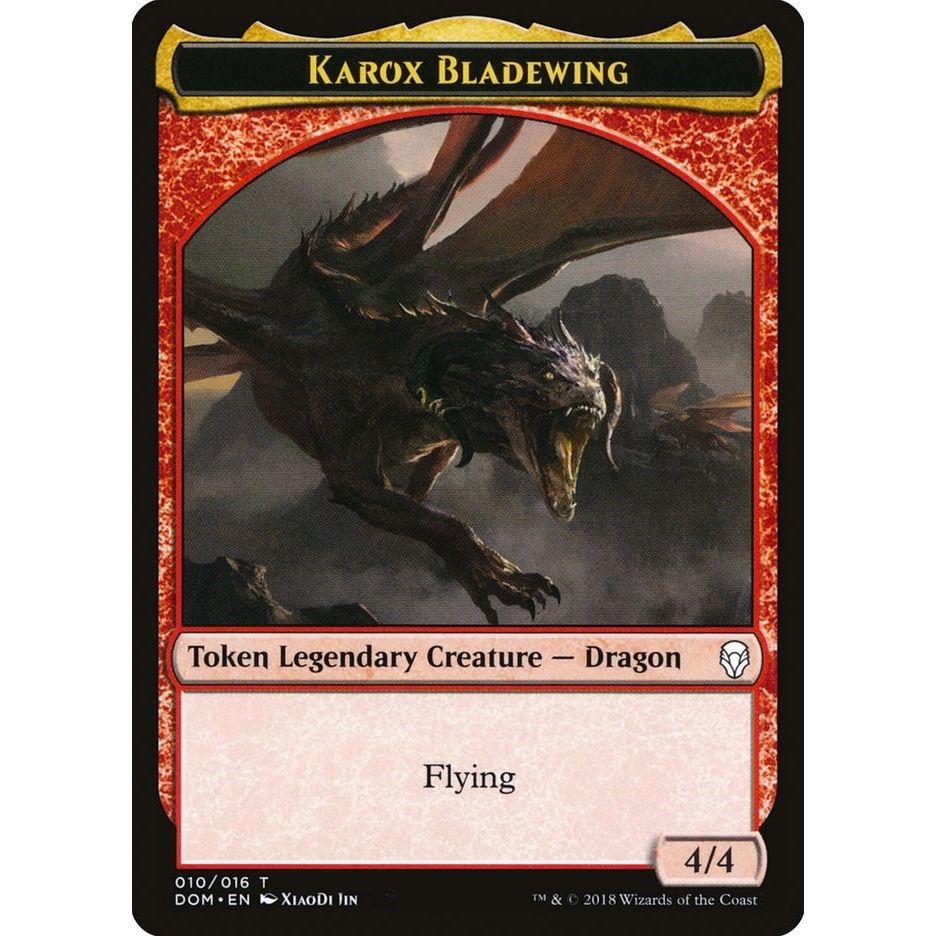 Image for Karox Bladewing Token (10) (DOM) - Magic: The Gathering