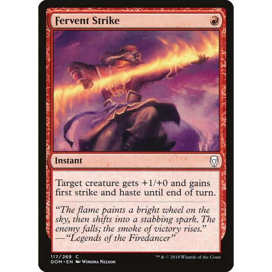 Image for Fervent Strike (117) (DOM) - Magic: The Gathering