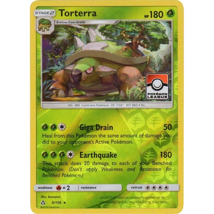Image for Torterra - 9/156 (Pokemon League) (009/156) (PR) - Pokemon