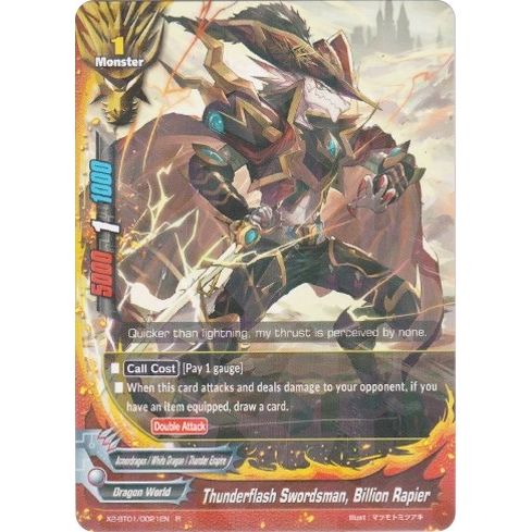 Image for Thunderflash Swordsman, Billion Rapier (X2-BT01/0021EN) (X2BT01) - Future Card BuddyFight