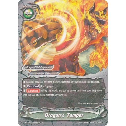 Image for Dragon's Temper (X2-BT01/0028EN) (X2BT01) - Future Card BuddyFight