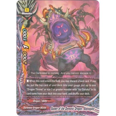 Image for Spawn of the Demonic Dragon, Abyssgate (X2-BT01/0033EN) (X2BT01) - Future Card BuddyFight