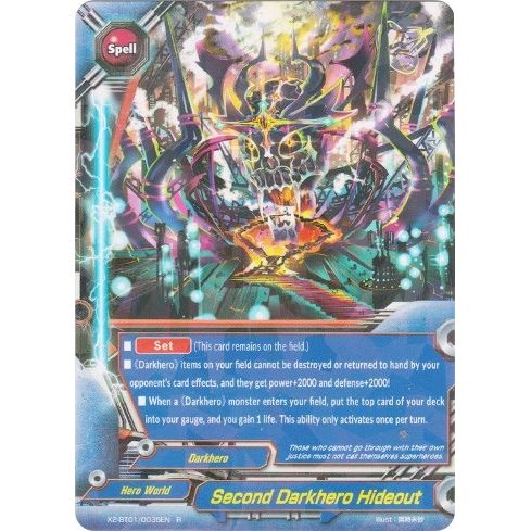 Image for Second Darkhero Hideout (X2-BT01/0035EN) (X2BT01) - Future Card BuddyFight