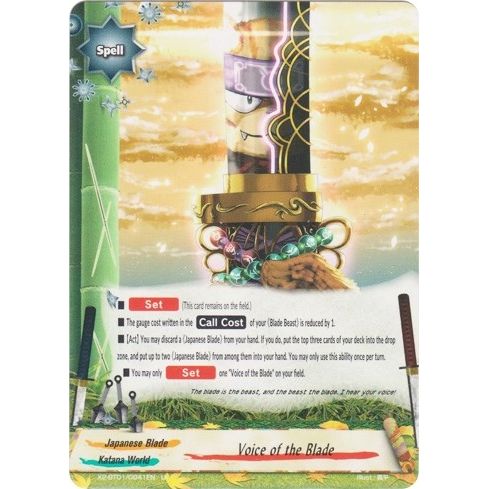 Image for Voice of the Blade (X2-BT01/0041EN) (X2BT01) - Future Card BuddyFight
