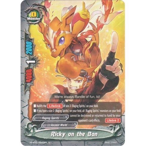 Image for Ricky on the Ban (X2-BT01/0043EN) (X2BT01) - Future Card BuddyFight