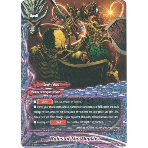 Image for Rules of the Depths (X2-BT01/0046EN) (X2BT01) - Future Card BuddyFight