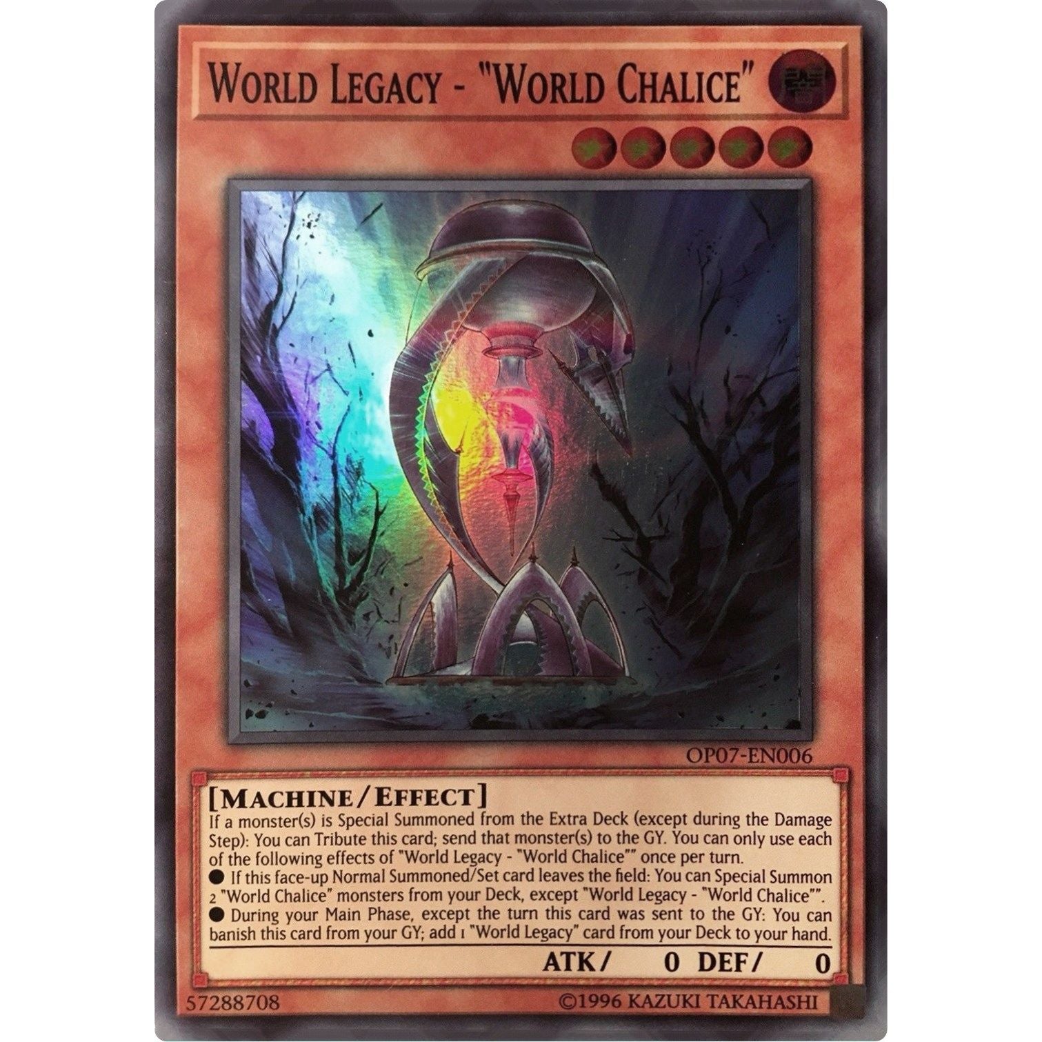 Image for World Legacy - "World Chalice" (OP07-EN006) (OP07) - YuGiOh