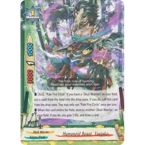 Image for Humanoid Beast, Yaejako (X2-BT01/0059EN) (X2BT01) - Future Card BuddyFight