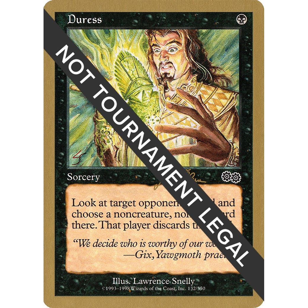 Image for Duress - 1999 Jakub Slemr (USG) (WCD) - Magic: The Gathering