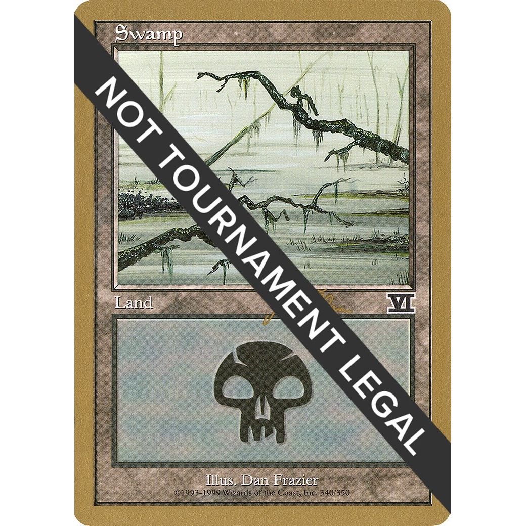 Image for Swamp (340) - 1999 Jakub Slemr (6ED) (WCD) - Magic: The Gathering