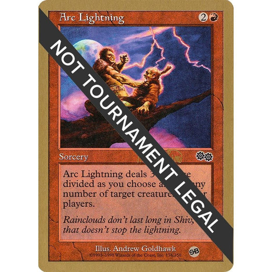 Image for Arc Lightning - 1999 Mark Le Pine (USG) (WCD) - Magic: The Gathering