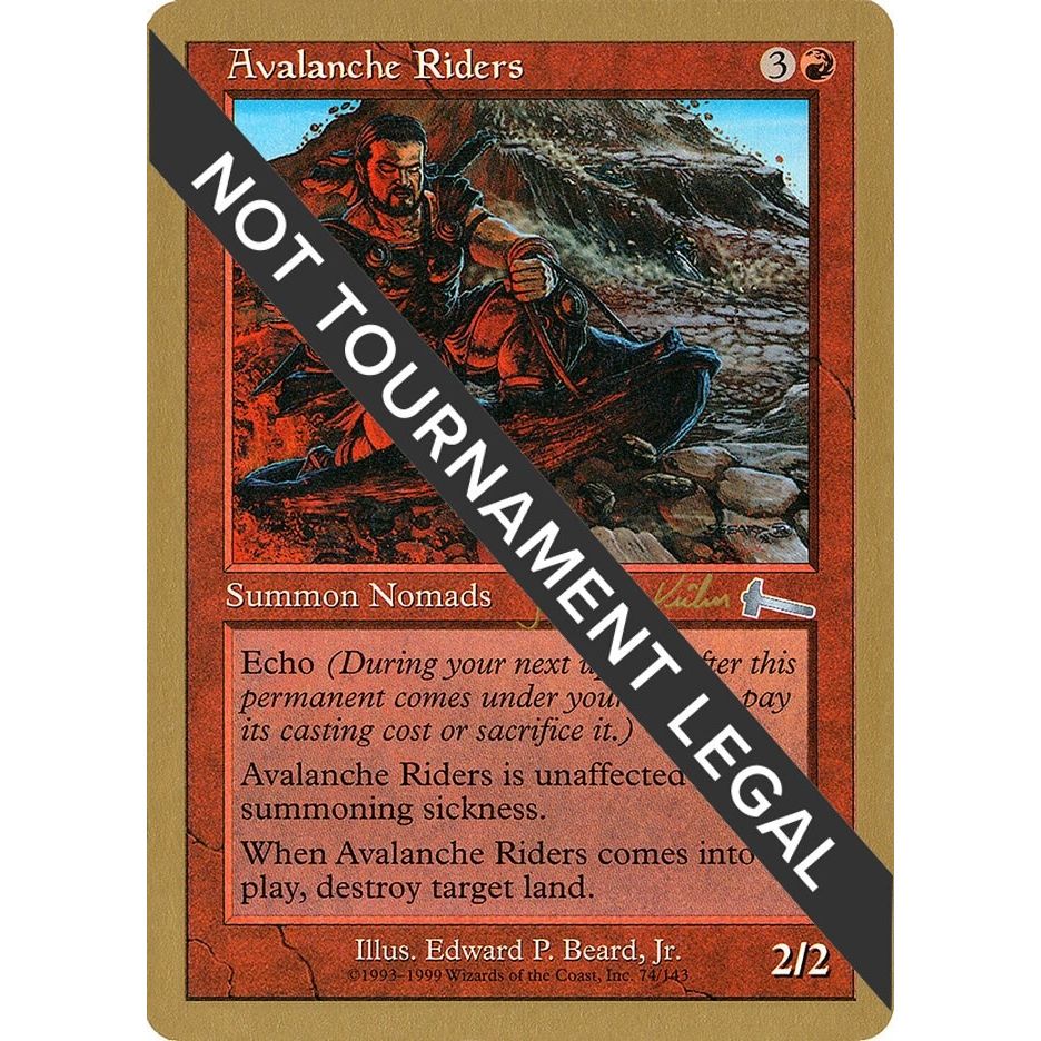 Image for Avalanche Riders - 1999 Mark Le Pine (ULG) (WCD) - Magic: The Gathering