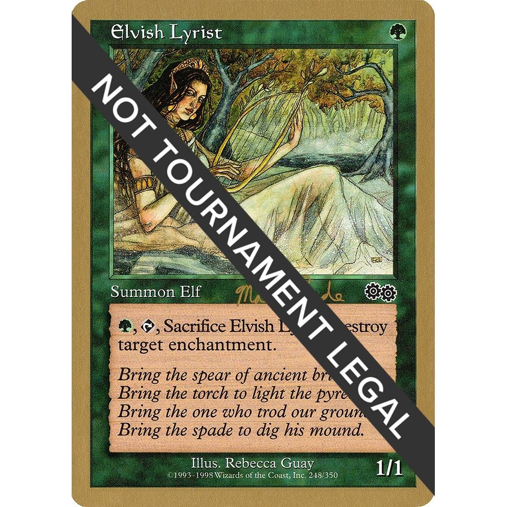 Image for Elvish Lyrist - 1999 Matt Linde (USG) (WCD) - Magic: The Gathering