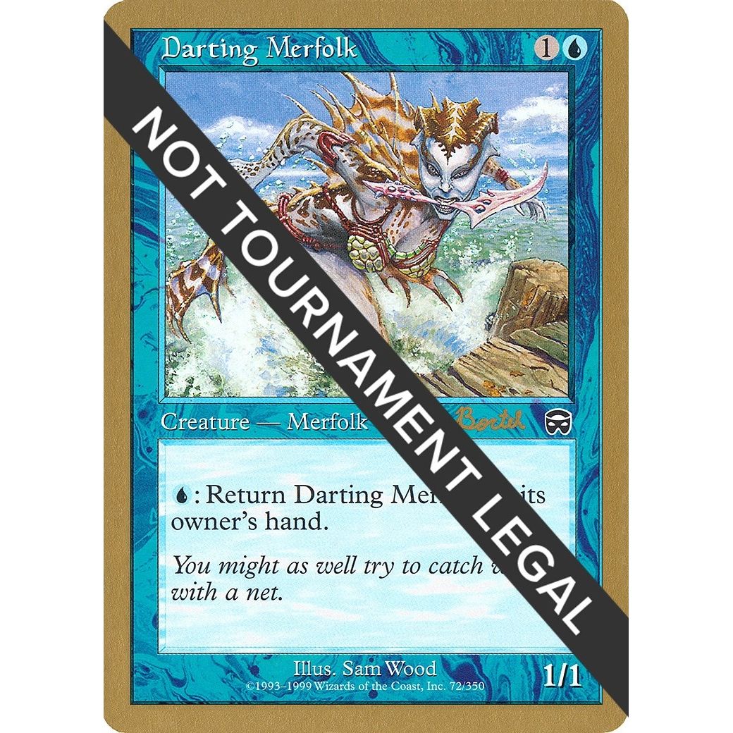 Image for Darting Merfolk - 2001 Alex Borteh (MMQ) (WCD) - Magic: The Gathering
