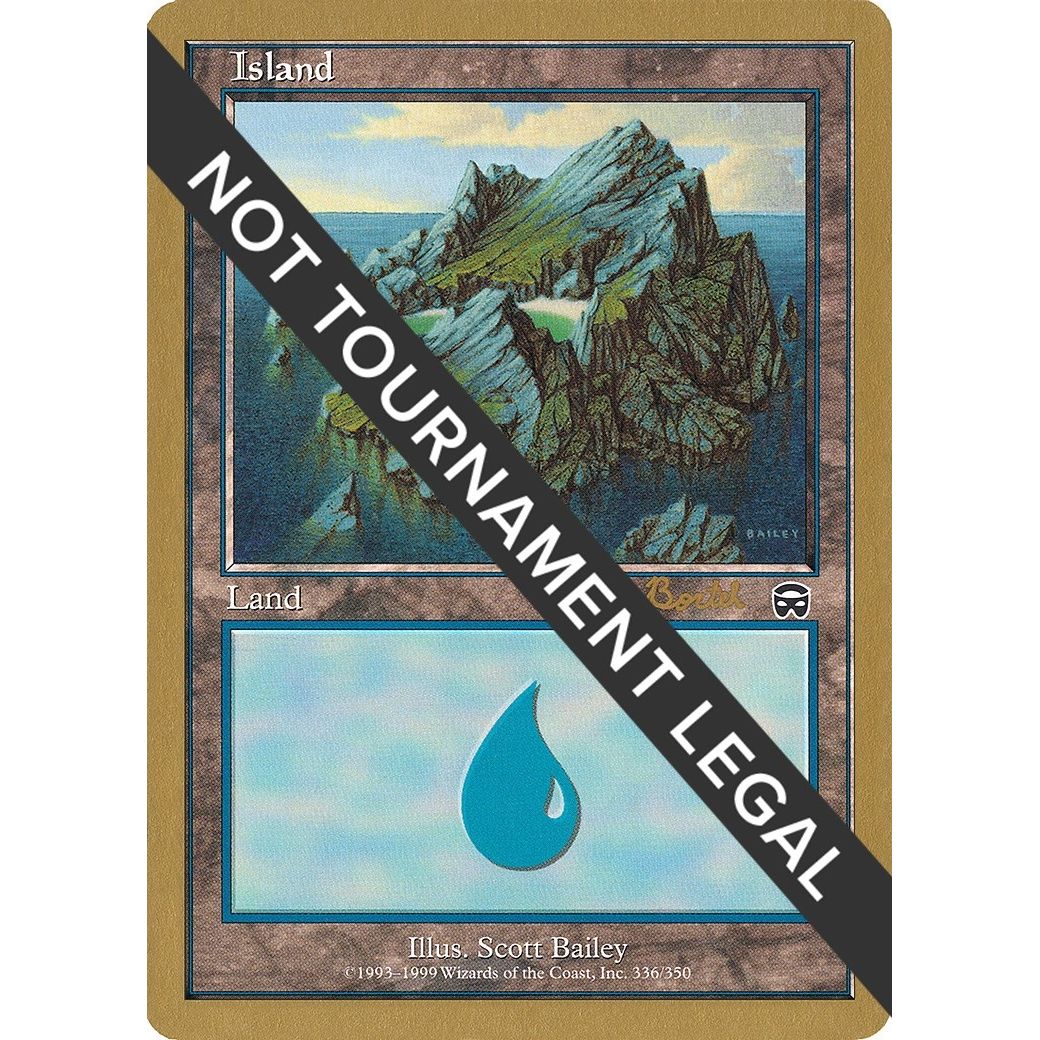 Image for Island (336) - 2001 Alex Borteh (MMQ) (WCD) - Magic: The Gathering